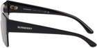 Burberry Black & White D-Frame Sunglasses