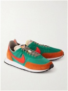 Nike - Waffle 2 SP Leather and Suede-Trimmed Nylon Sneakers - Green