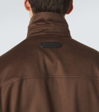 Brioni Cashmere and wool blouson jacket