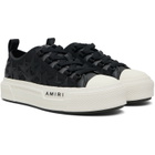 AMIRI Black Stars Court Low Sneakers