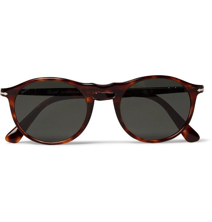 Photo: Persol - Round-Frame Tortoiseshell Acetate Polarised Sunglasses - Tortoiseshell