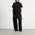 Stone Island Men's Nylon Metal EcoNyl Down Vest in Black