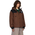 The North Face Brown DRYVENT Mono Mountain Rain Jacket