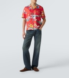 Gucci Floral silk twill bowling shirt
