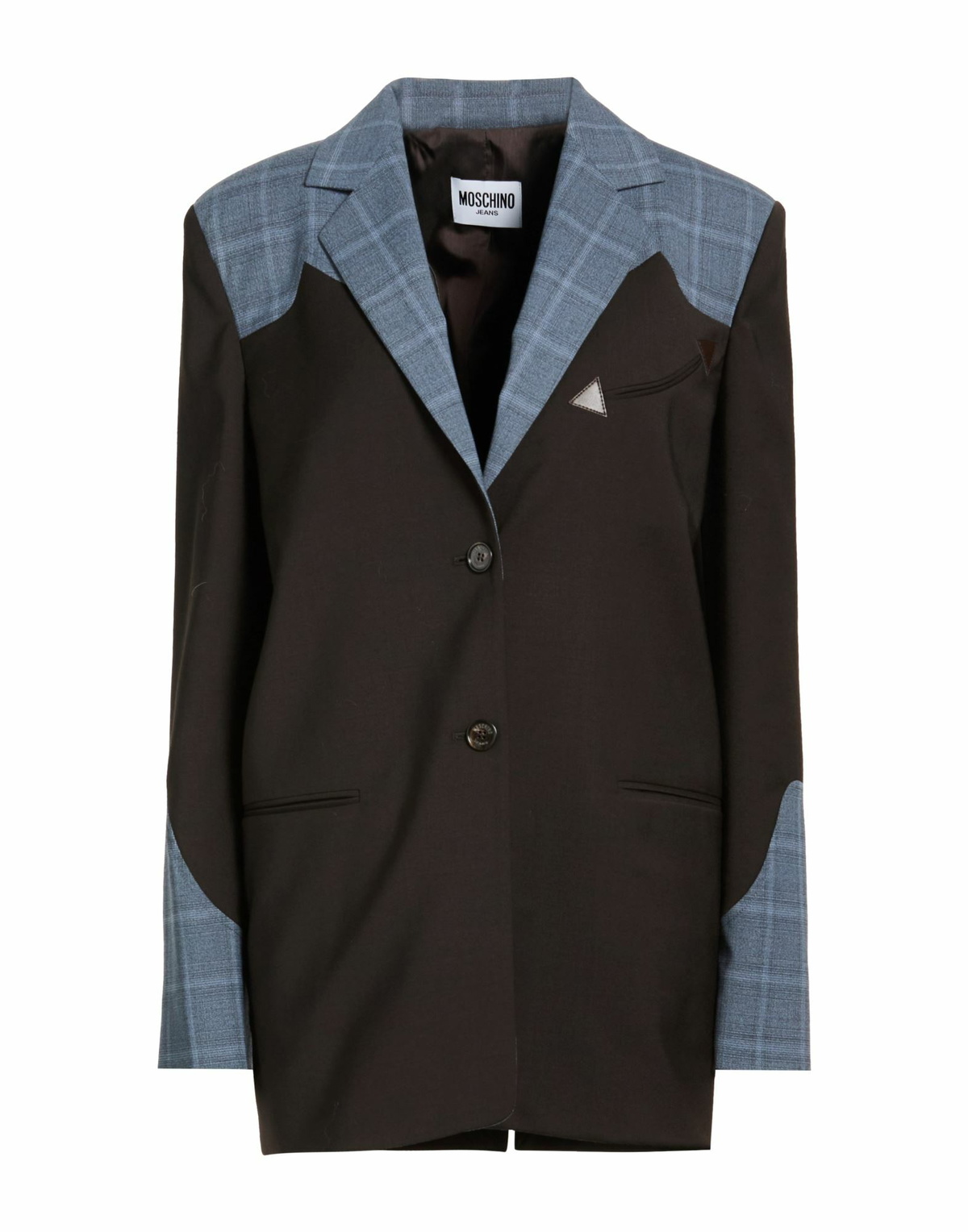 Moschino Jeans Womens Blazer Dark in Brown