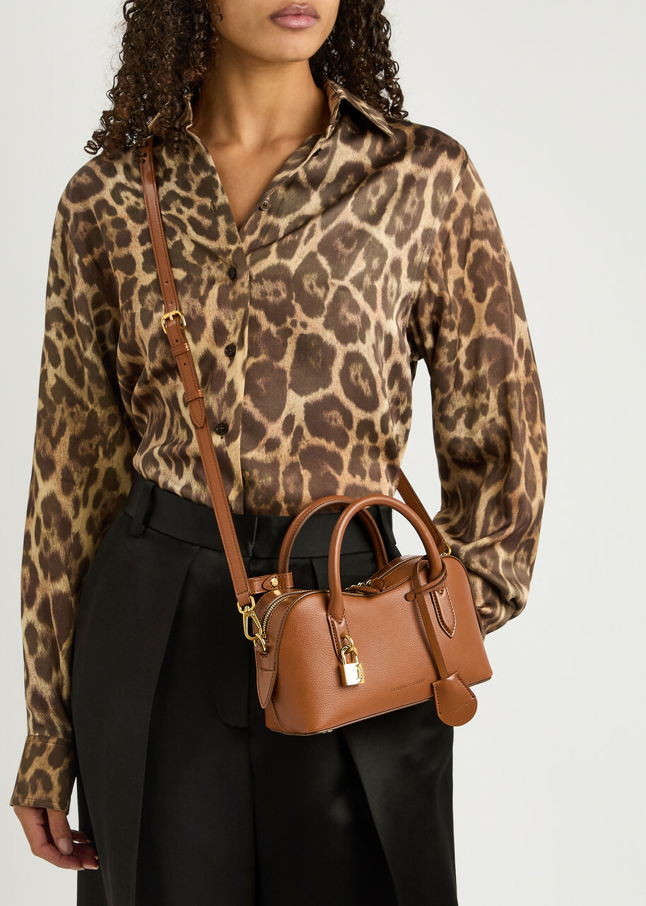 【Stella Mccartney】Stella Ryder vegan leather tote Stella Mccartney Stella Ryder Logo-embossed Embellished