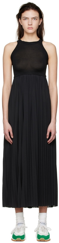 Photo: VAARA Black Polyester Midi Dress