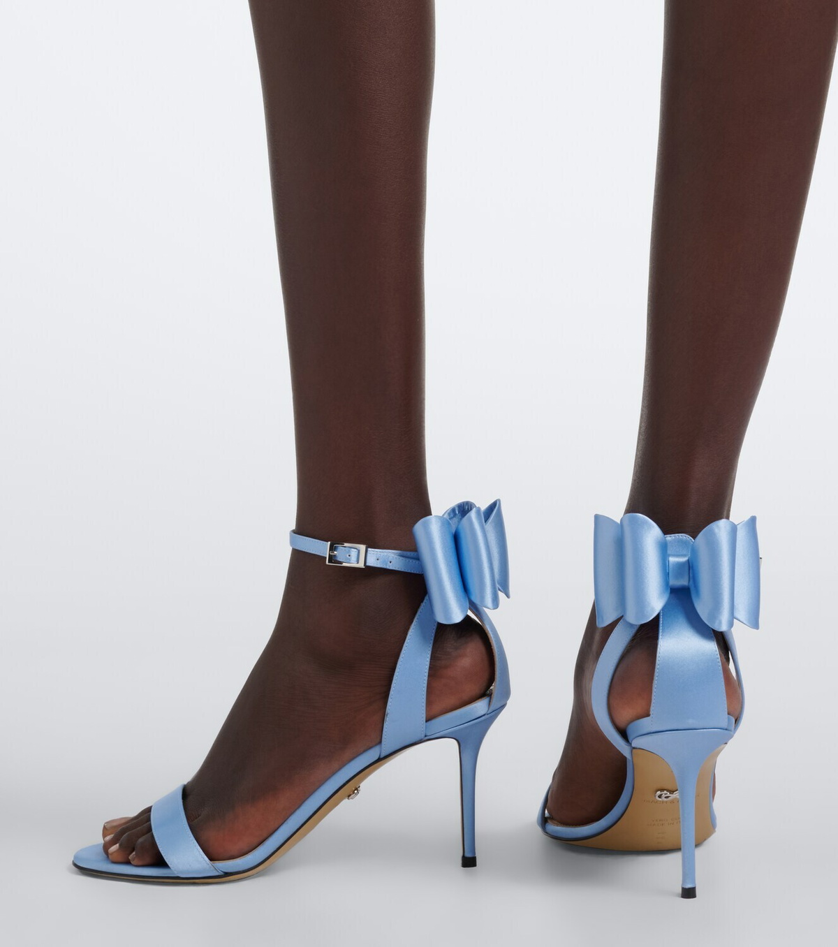 Mach & Mach Le Cadeau bow-detail satin sandals