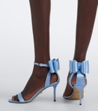 Mach & Mach Le Cadeau bow-detail satin sandals