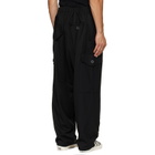 Y-3 Black Wool Utility Cargo Pants