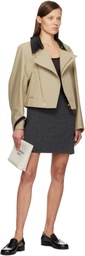 Givenchy Beige Cropped Peacoat