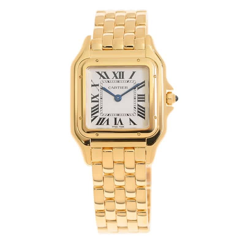 Cartier Panthere De Cartier Medium Model White Dial Ladies Watch WGPN0058