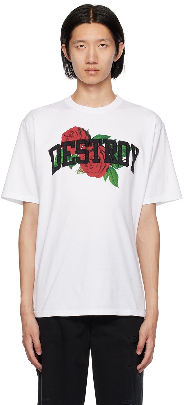 Photo: UNDERCOVER White 'Destroy' T-Shirt