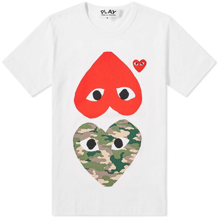 Photo: Comme des Garcons Play Women's Mix Heart Tee