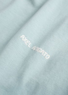 Axel Arigato Gradient Logo-embroidered Cotton T-shirt Blue