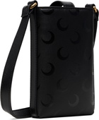 Marine Serre Black Moon Canvas Phone Holder