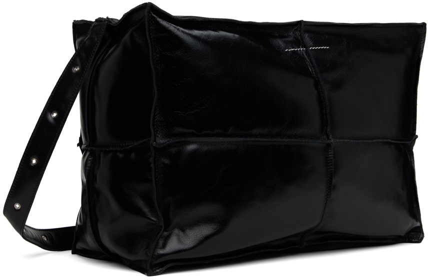 MM6 Maison Margiela Black Numeric Weekender Bag MM6 Maison Margiela