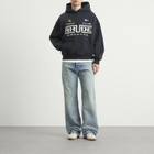Rhude Men's Regatta Club Hoodie in Vintage Black/White
