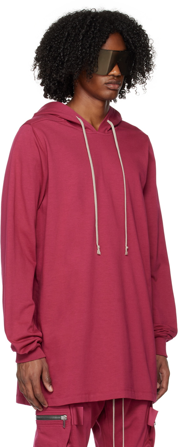 Pink hotsell drawstring hoodie