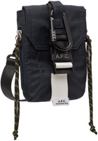 A.P.C. Navy Trek Messenger Bag