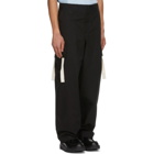 Jacquemus Black Le Trousers Alzu Cargo Pants