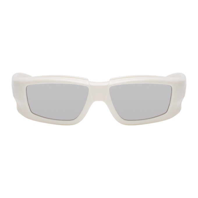 Photo: Rick Owens White and Silver Larry Rick Sunglasses