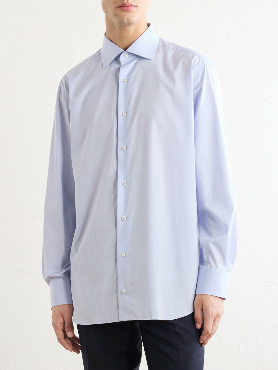 Brioni - Cotton Shirt - Blue