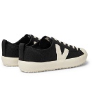 Veja - Nova Rubber-Trimmed Organic Cotton-Canvas Sneakers - Black