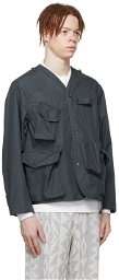 South2 West8 Gray Cotton Jacket