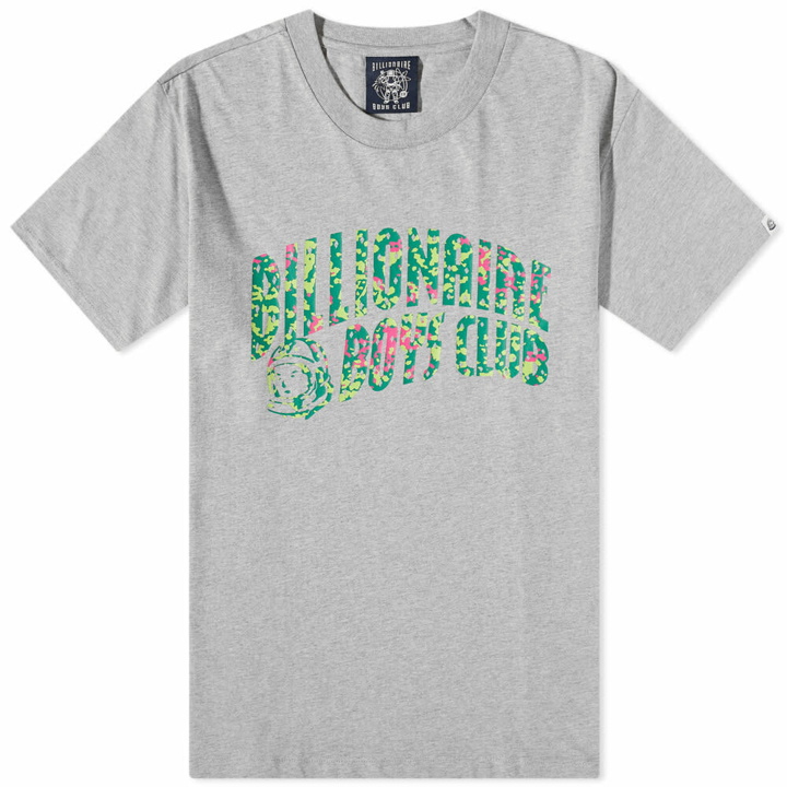 Photo: Billionaire Boys Club Men's Jungle Camo Arch Logo T-Shirt in Heather Grey