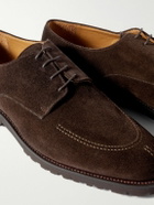 Majordome - M32 Split-Toe Nubuck Derby Shoes - Brown