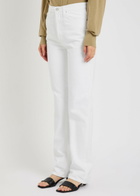 Toteme Classic Cut Straight-leg Jeans Off White