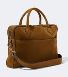 Métier Closer Slim suede briefcase