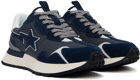 BAPE Navy & Gray Road Sta Express Sneakers