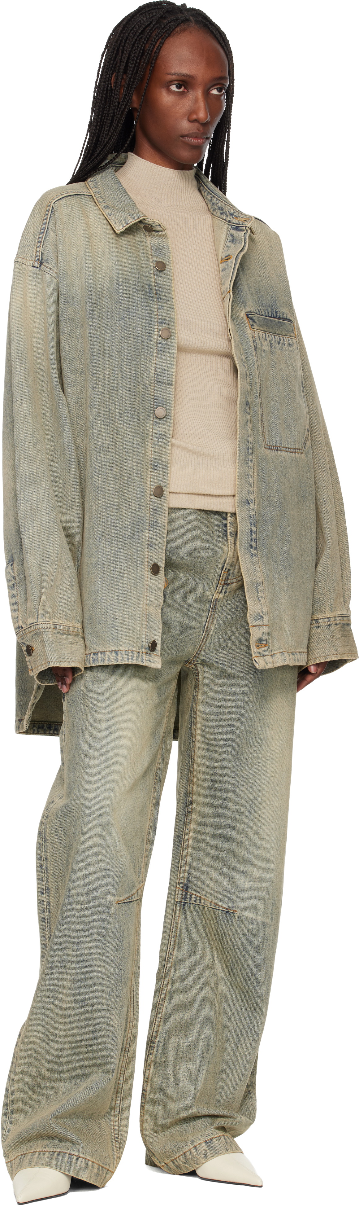 Entire Studios Blue Gem Jeans