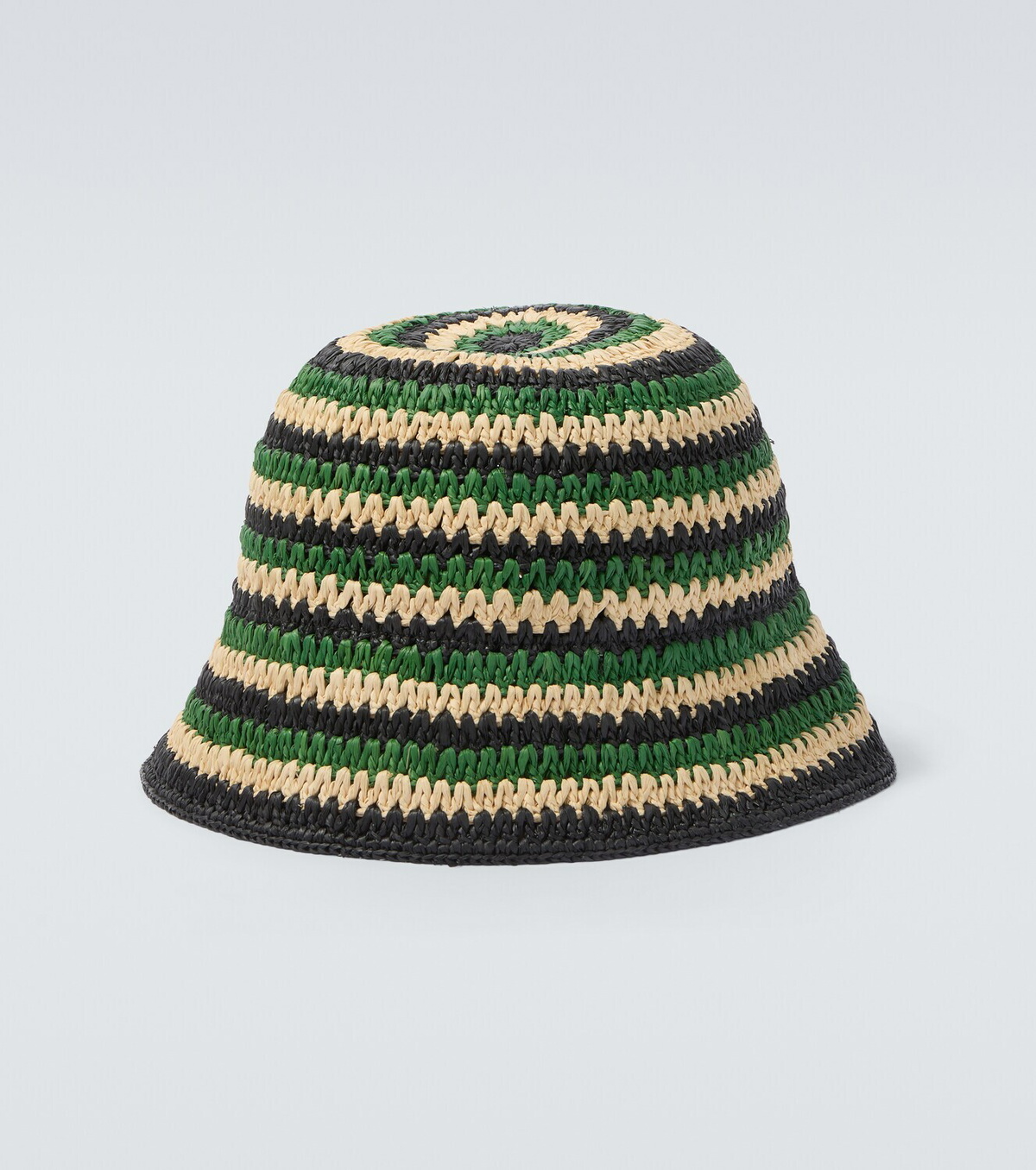 Loewe Paula's Ibiza striped raffia bucket hat