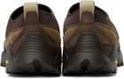 ROA Brown Slip On Sneakers