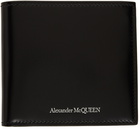 Alexander McQueen Black Polished Bifold Wallet