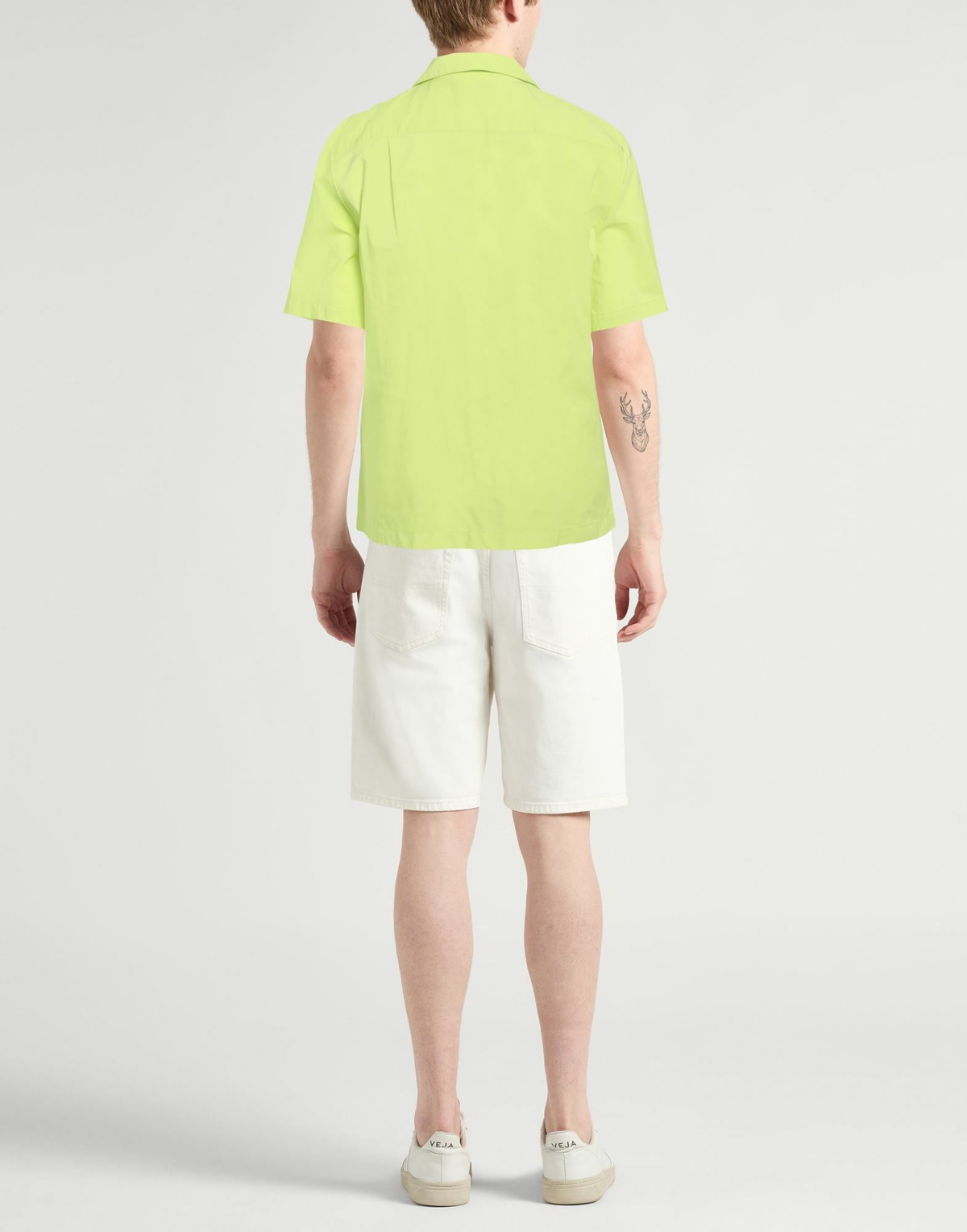 Roberto Collina Mens Shirt Lime in Green