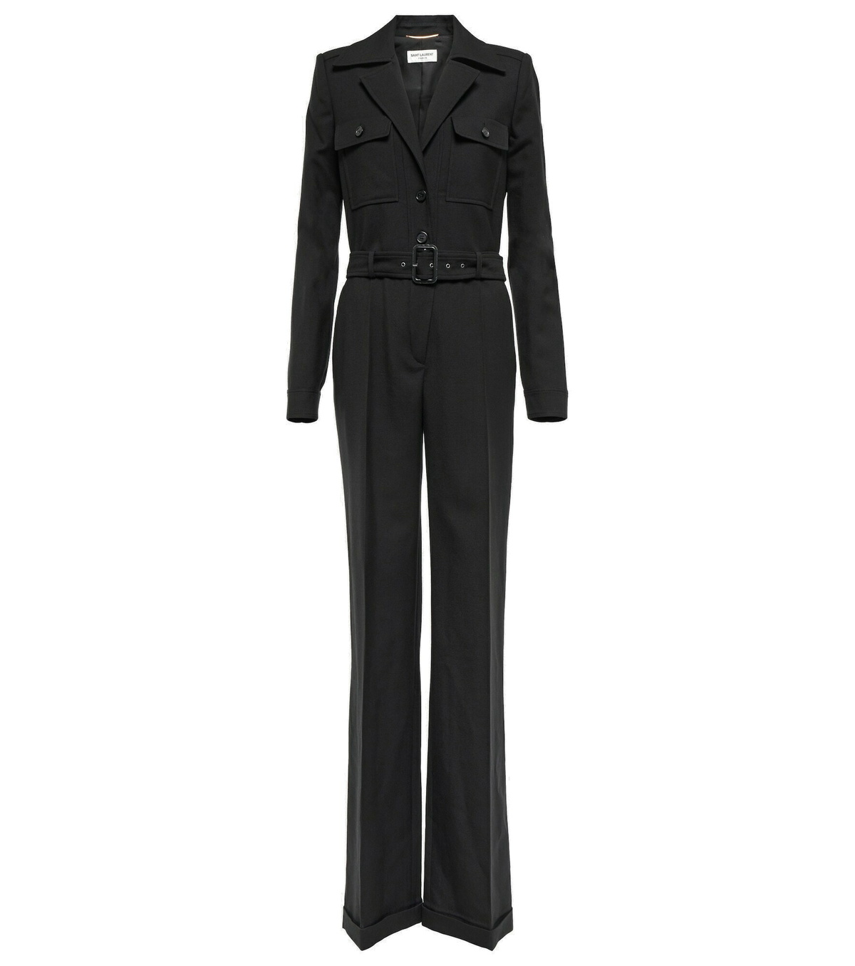 Saint Laurent - Belted jumpsuit Saint Laurent