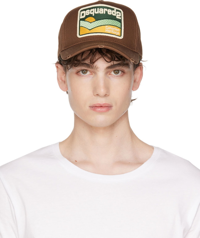 Photo: Dsquared2 Brown Logo Cap