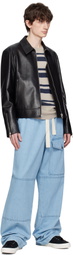 PS by Paul Smith Black Canvas Amos Sneakers