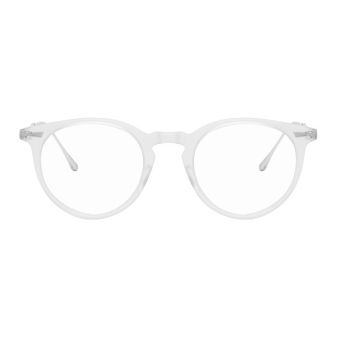 Photo: Matsuda Transparent and Silver M2026 Glasses