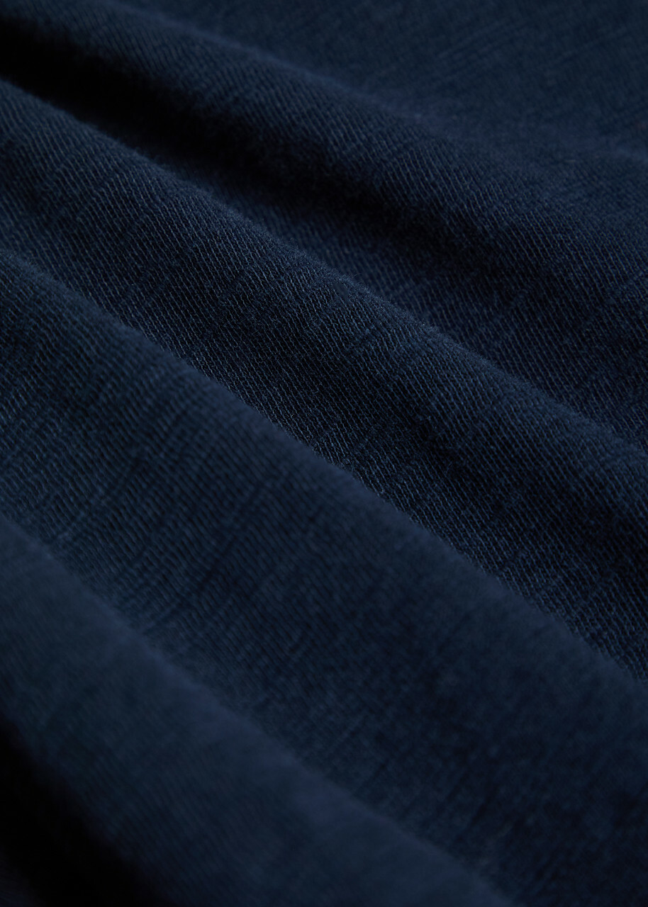 Paige Carillo Cotton Shirt Navy