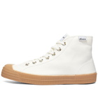 Novesta Star Dribble Gum Sole Sneakers in White