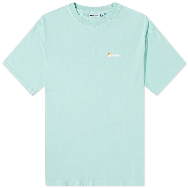 Photo: Butter Goods Men's Equipment Pigment Dyed T-Shirt in Washed Mint