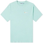 Butter Goods Men's Equipment Pigment Dyed T-Shirt in Washed Mint