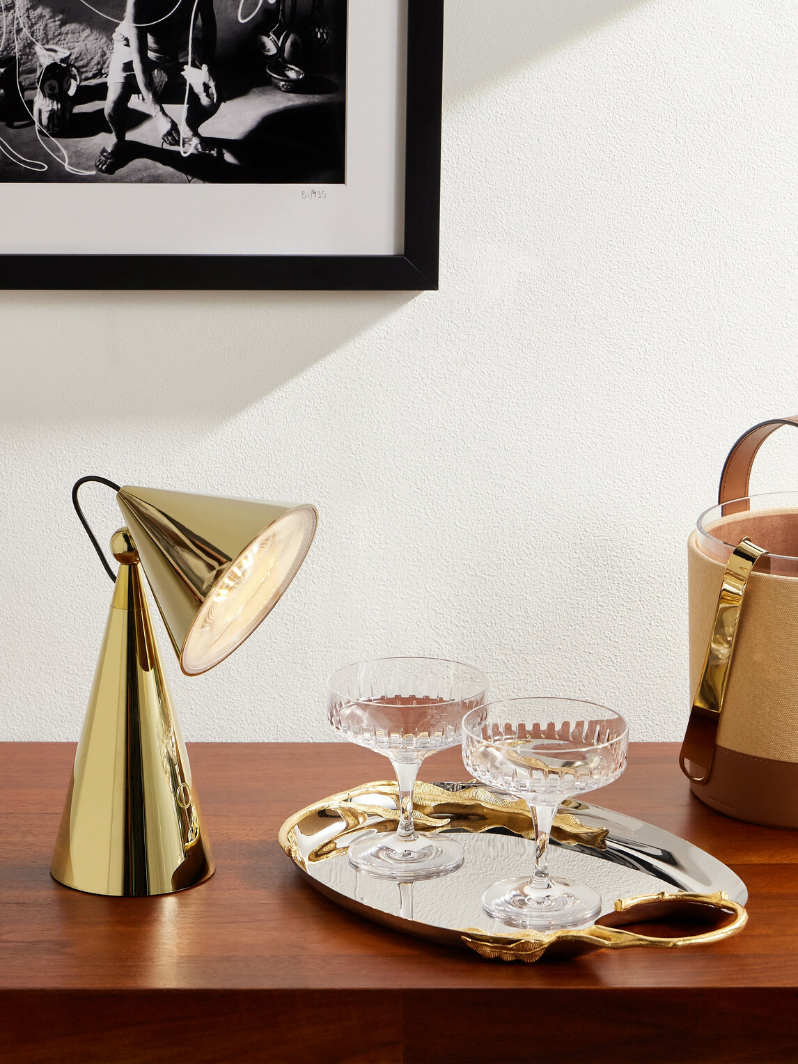 Tom Dixon - Pose Portable Gold-Tone Lamp