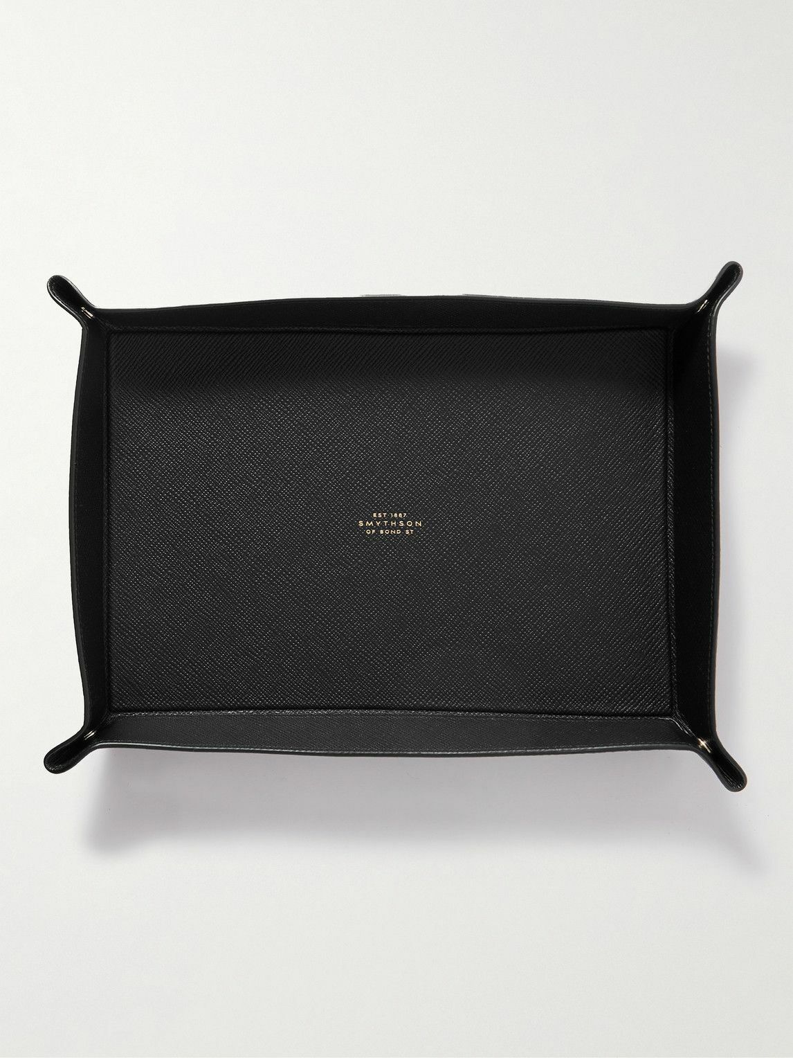 Smythson - Large Panama Cross-Grain Leather Trinket Tray