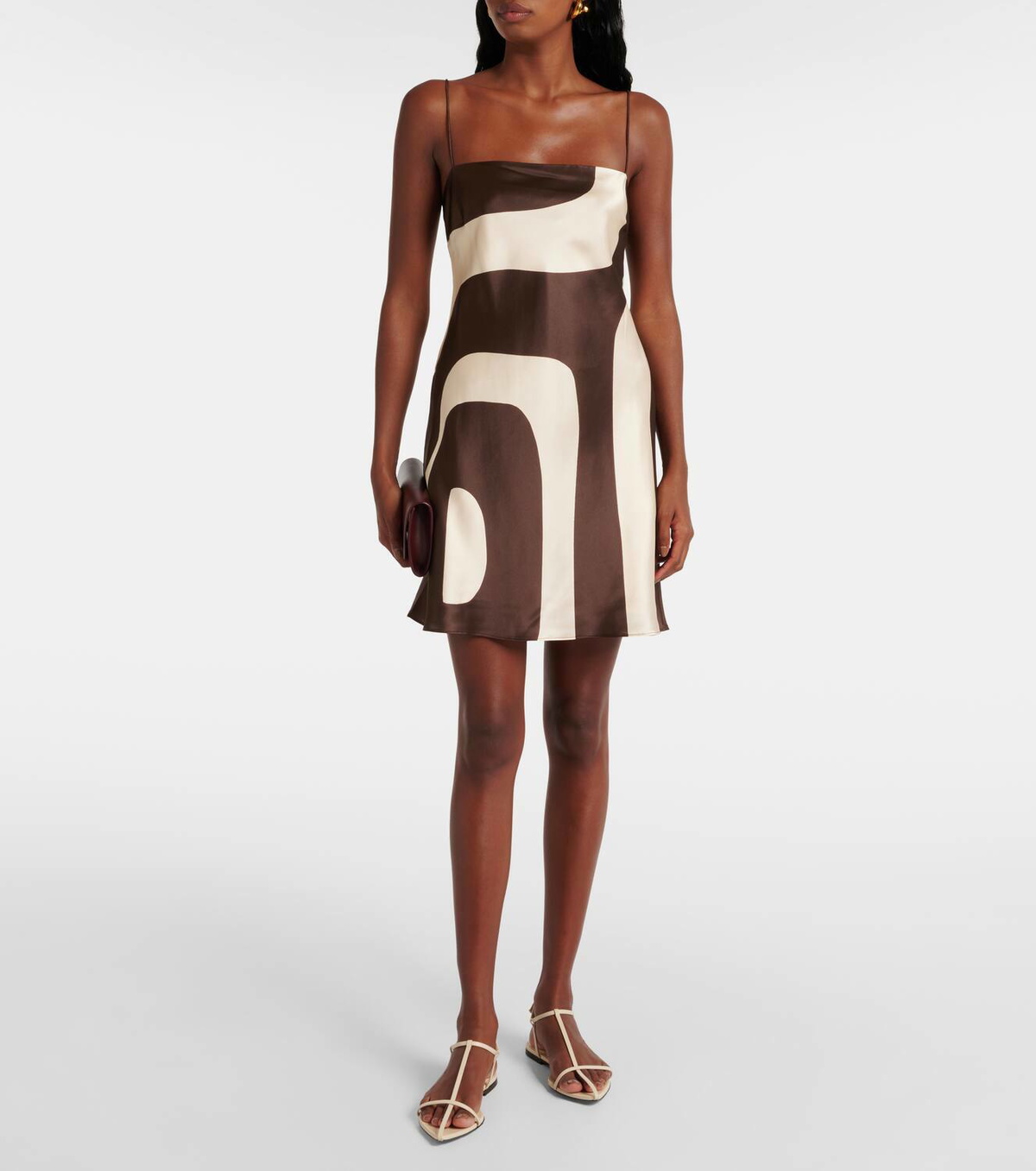 knee length dresses for ladies Freddie Cotton Dress Barocco – APOELLA main image 0